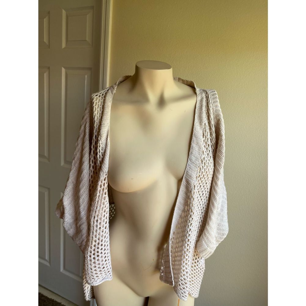 BOGO-Roxy beige knit open cardigan. Buy one get one equal or lesser value!